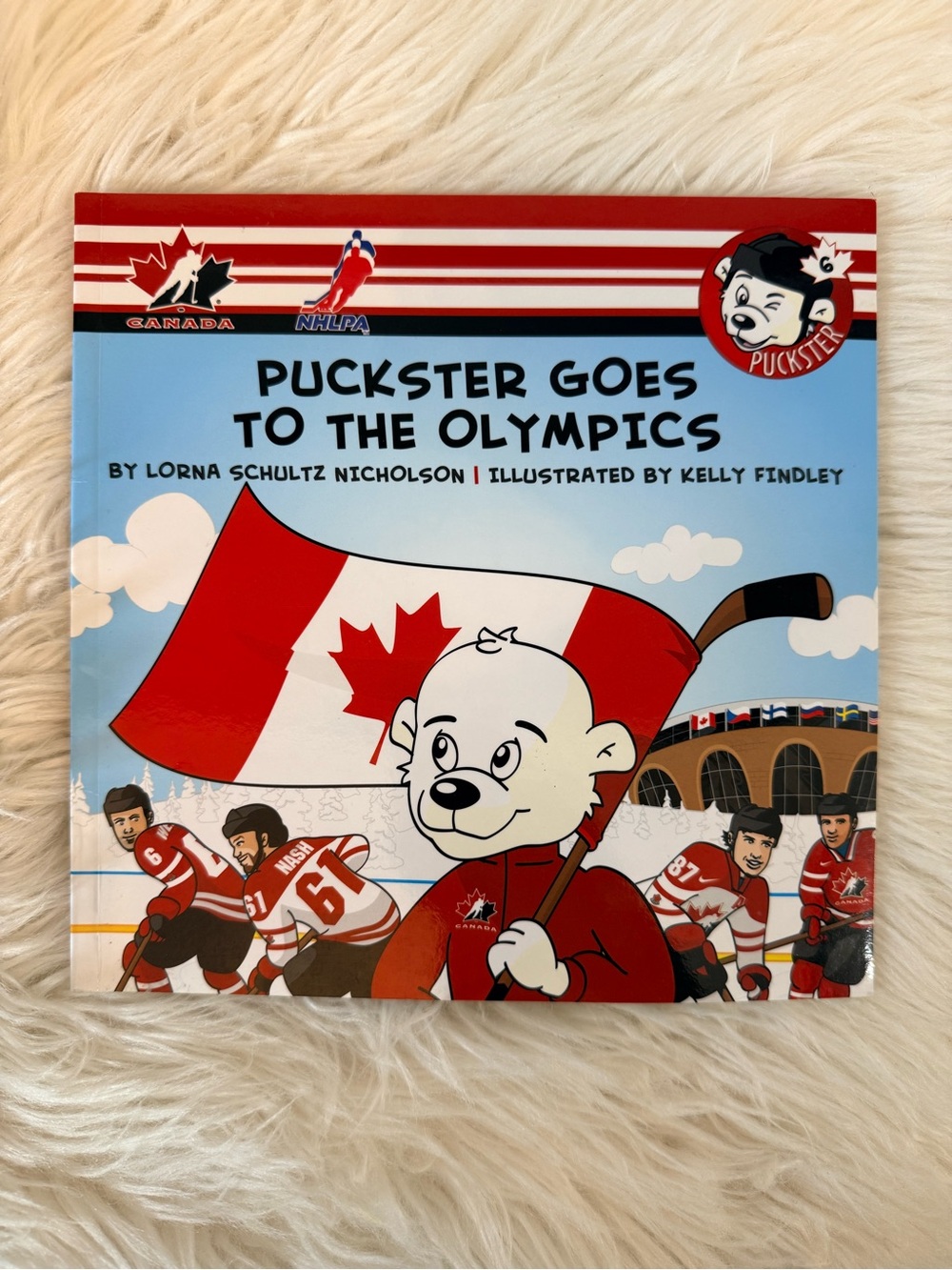 💫 10/$25 • Hockey Canada Puckster Goes To The Olympics Paperback